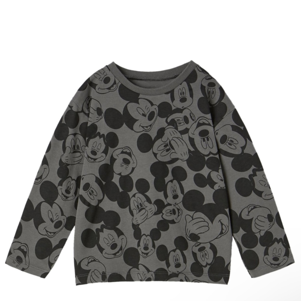 ZARA Disney Mickey Mouse Long Sleeve Tee